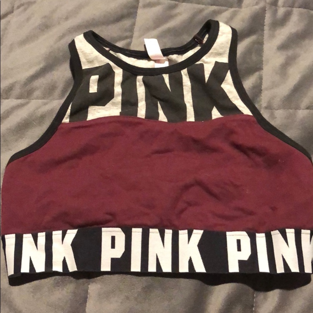 Maroon Sports bra